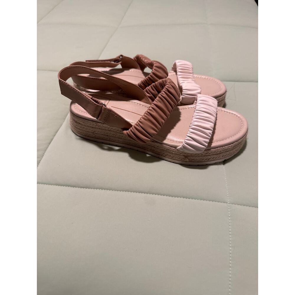 Dolce Vita Mizza Espadrille Wedge Sandals – Beige/Brown – Size 9